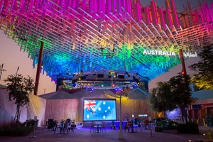 The Australian Made logo takes centre stage at Expo 2020 Dubai 